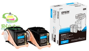 エプソン（Epson)純正LPC3T31CPV 環境推進トナー(青・シアン）2本パック(Mサイズ)