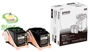 エプソン（Epson)純正LPC3T31KPV 環境推進トナー(黒・ブラック）2本パック(Mサイズ)