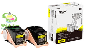 エプソン（Epson)純正LPC3T31YPV 環境推進トナー(黄・イエロー）2本パック(Mサイズ)