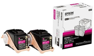 エプソン（Epson)純正LPC3T33MPV 環境推進トナー(赤・マゼンタ)2本パック(Mサイズ)