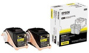 エプソン（Epson)純正LPC3T33YPV 環境推進トナー(黄・イエロー)2本パック(Mサイズ)